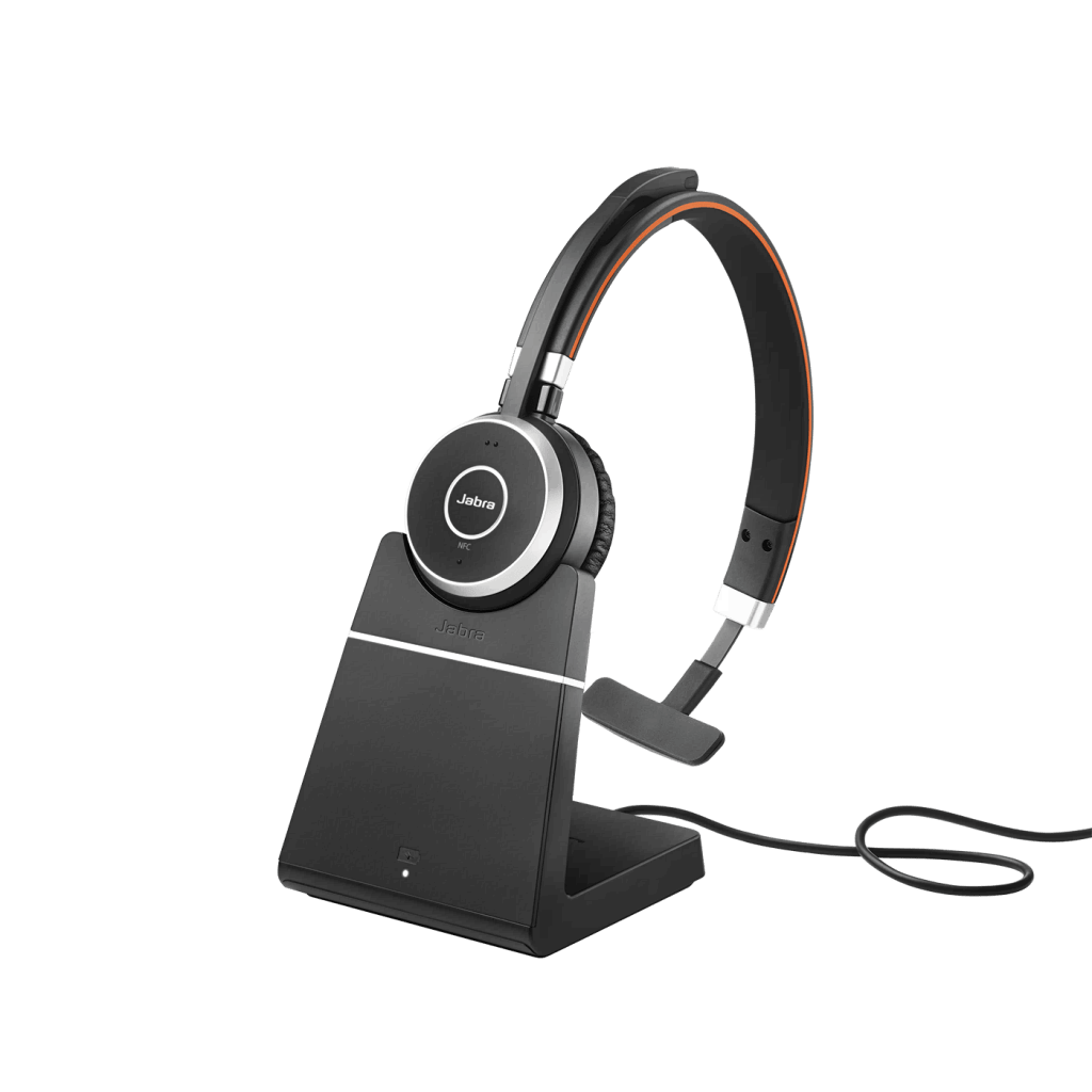 Jabra Evolve 65 TE UC Mono Wireless Headset - Headsets Direct