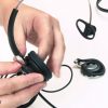How to change wearing options with the Jabra BIZ™ 2400 headset.