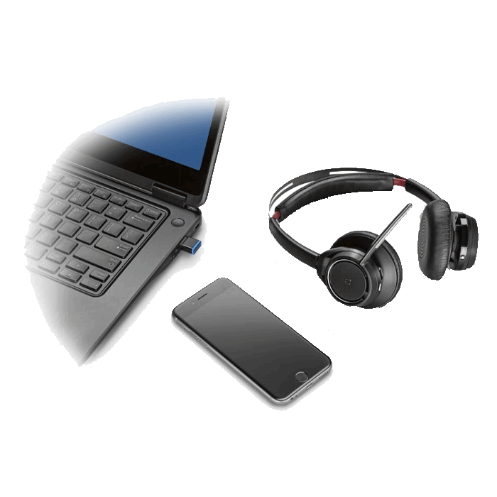 Plantronics Voyager Focus Buy HP 8M3V6AA#ABA UC 202652-101 UC Headset | Focus Poly