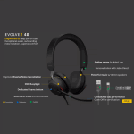 Jabra Evolve2 40 Stereo Headset - Info Graphic