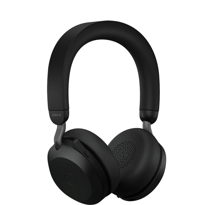Jabra Evolve2 75 PC Wireless Headset with 8-Microphone Technology - Dual  Foam Stereo Headphones with Adjustable Advanced Active Noise Cancelling
