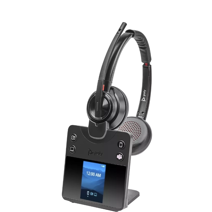 Poly Savi 8420 Office Wireless DECT Headset - Headsets Direct