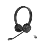 Jabra Evolve 65 TE Stereo Wireless Headset w/ Link 390a USB Dongle